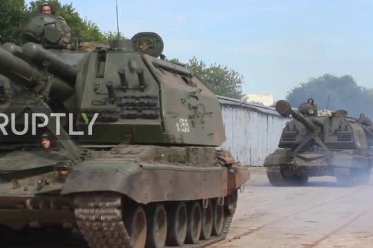 Quân đội Nga chuẩn bị cho diễn tập quy mô lớn Vostok - 2018. Ảnh minh họa Masdar News