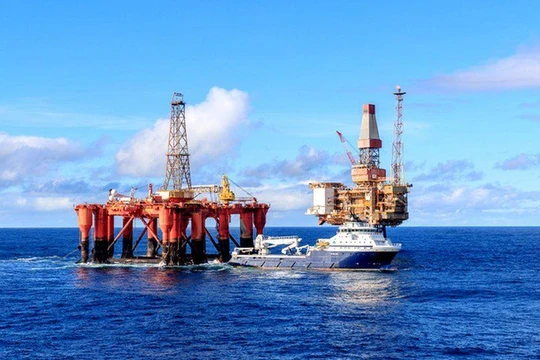 Anh cấp giấy phép khai thác dầu khí trên Biển Bắc. Ảnh E&T.