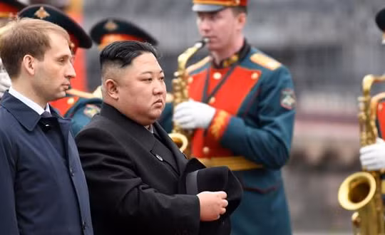 Chủ tịch Kim Jong-un tới Vladivostok, chuẩn bị cuộc gặp thượng đỉnh với tổng thống Putin. Ảnh: RT.