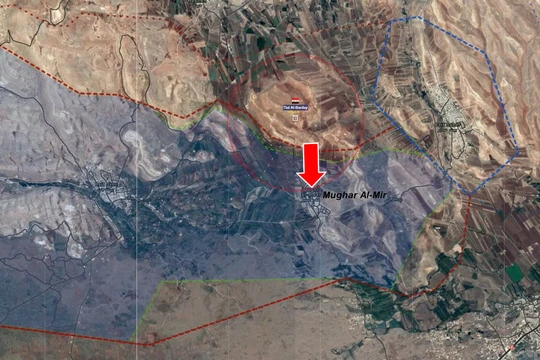 Mũi tiến công trọng tâm của quân đội Syria trong vùng BeitJinn, gần cao nguyên Golan