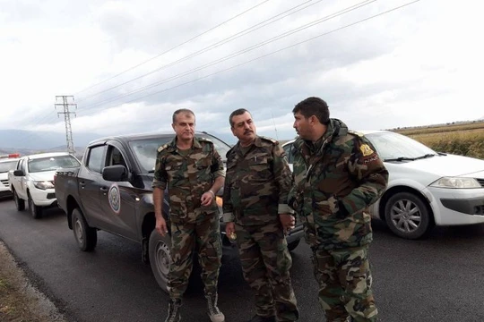 Lực lượng vũ trang địa phương NDF ở Aleppo - ảnh minh họa Masdar News