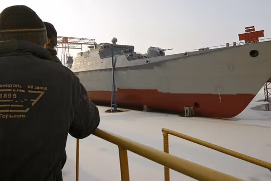 Chiến hạm Gepard 3.9 Hải quân Việt Nam thứ 3 hạ thủy tại Tatarstan 