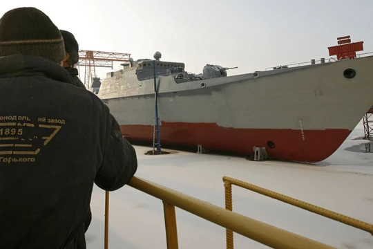 Chiến hạm Gepard 3.9 Hải quân Việt Nam thứ 3 hạ thủy tại Tatarstan 