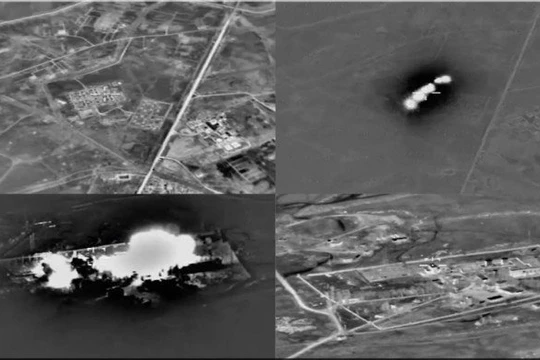 Các mục tiêu IS do lực lượng không quân tầm xa Nga không kích