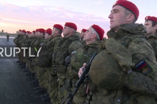 Lực lượng quân cảnh Nga đến Syria thực hiện nhiệm vụ