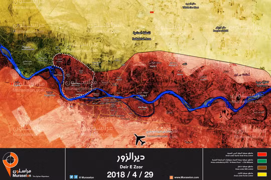 Những ngôi làng quân đội Syria giải phóng từ lực lượng SDF.Ảnh Muraelon
