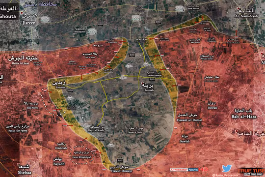 Quân đội Syria tấn công thị trấn Zabdeen và Deir al-Asafir