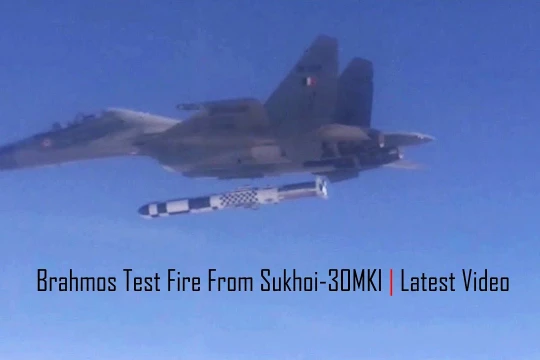 Máy bay tiêm kích đa nhiệm Su-30 MKI phóng tên lửa BrahMos - A. Ảnh video National Defence India