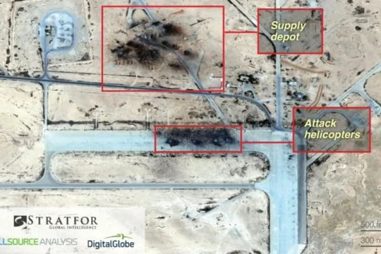 Bức ảnh vệ tinh của Stratfor do BBC cung cấp