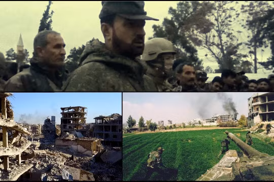 Ảnh minh họa phim tài liệu Cuộc chiến giải phóng Đông Ghouta.