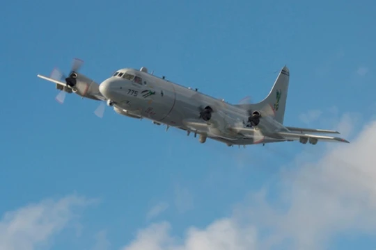 Máy bay săn ngầm P-3 Orion của Hải quân Mỹ - Ảnh: Hải quân Mỹ