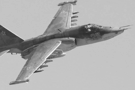 Máy bay cường kích chiến trường Su-25 Nga - ảnh minh họa Masdar News