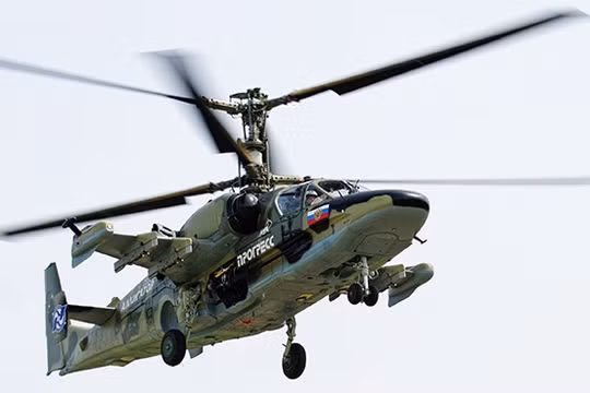 Trực thăng chiến đấu Ka-52 Alligator. Ảnh minh họa: Russian Gazeta.