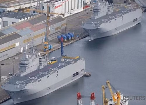 Pháp vận động Malaysia mua tàu sân bay trực thăng Mistral đóng cho Nga
