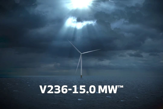 Tua bin điện gió Vestas V236-15.0 MW. Ảnh Vesta.