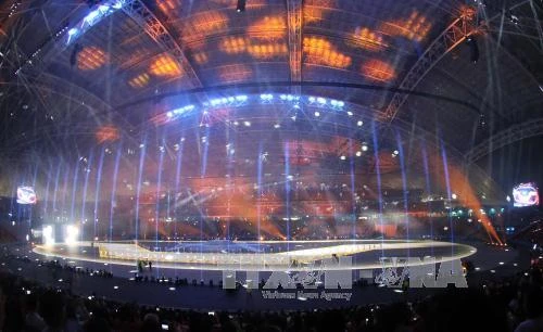 Quang cảnh lễ khai mạc.