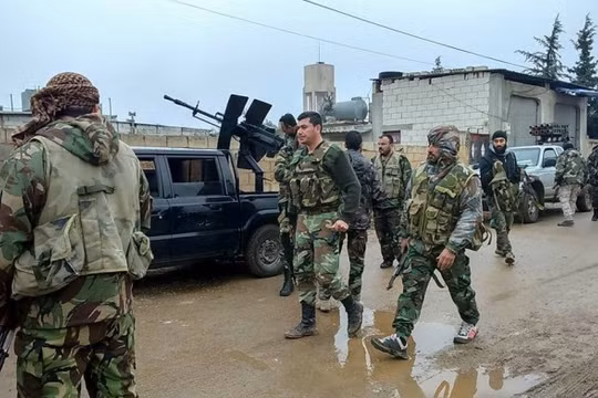 Binh sĩ Syria chiến đấu trên địa bàn tỉnh Homs