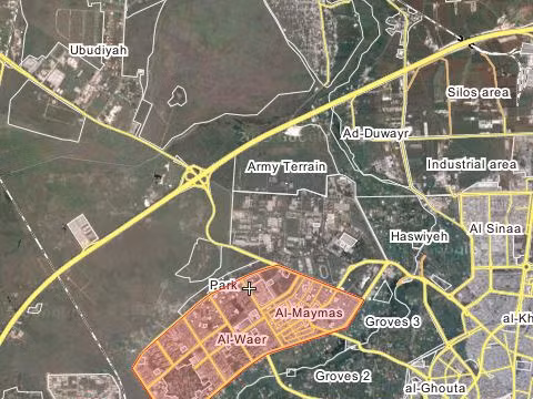 Xung đột dữ dội bùng phát bên trong thành Homs