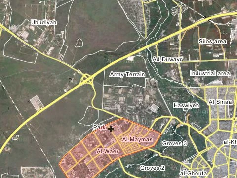 Xung đột dữ dội bùng phát bên trong thành Homs