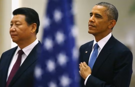 Chủ tịch Trung Quốc Tập Cận Bình và Tổng thống Mỹ Barack Obama. Ảnh: Reuters