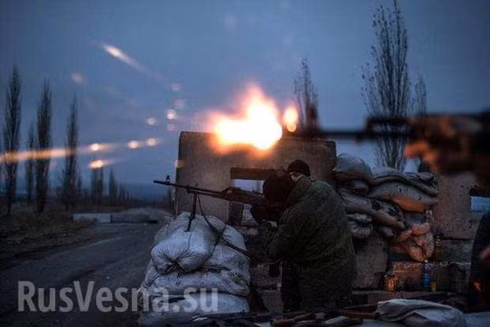Cuộc chiến tranh vô nghĩa ở Donbass. Ảnh minh họa Rusvesna