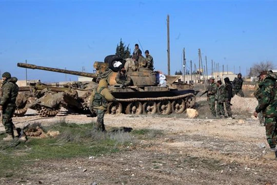 Quân đội Syria phục kích tiêu diệt một đoàn xe IS