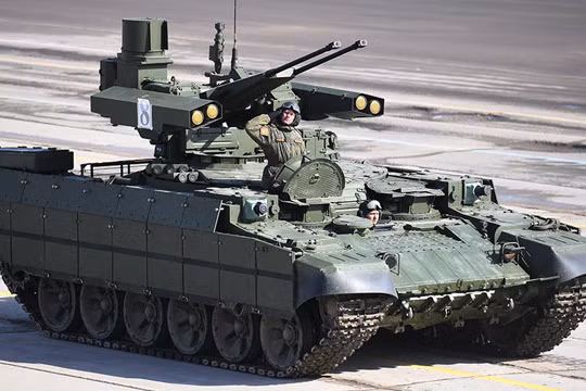 Xe BMPT “Terminator” trên Quảng trường Đỏ. Ảnh RIA.Novosti