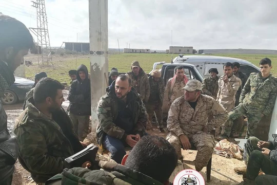 Nhóm đặc nhiệm lực lượng Tiger trên chiến trường Idlib - ảnh Ivan Sidorenko