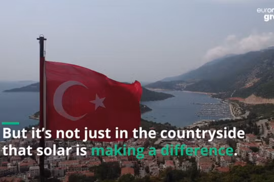 Thành phố Antalya Thổ Nhĩ Kỳ chuyển đổi nguồn cung cấp năng lượng. Ảnh Video Euro News Green. 