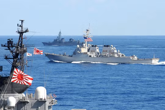 Hải quân Mỹ - Nhật tham gia diễn tập