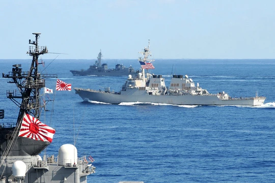 Hải quân Mỹ - Nhật tham gia diễn tập