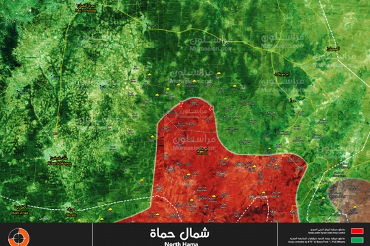 Các mũi tiến công của quân đội Syria trên chiến trường Idlib - ảnh Muraselon