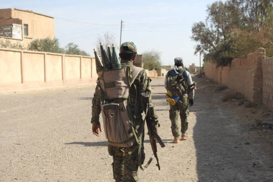 Các chiến binh người Kurd YPG trên chiến trường Afrin. Ảnh minh họa: Masdar News.