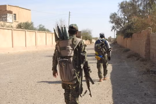 Các chiến binh người Kurd YPG trên chiến trường Afrin. Ảnh minh họa: Masdar News.