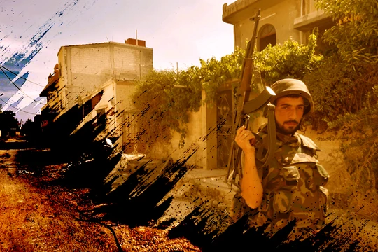 Binh sĩ quân đội Syria trên chiến trường Aleppo