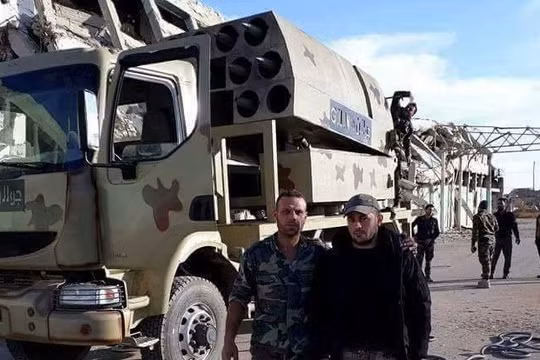 Tổ hợp tên lửa Golan quân đội Syria trên chiến trường BeitJinn, cao nguyên Golan - ảnh Muraselon