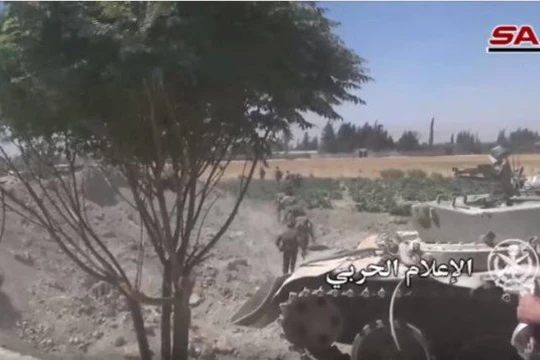 Quân đội Syria tiến vào làng Hawsh Nasri