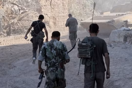 Binh sĩ Vệ binh Cộng hòa trên chiến trường Đông Ghouta - ảnh minh họa Masdar News