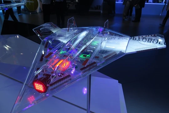 Mô hình máy bay không người lái đánh chặn.