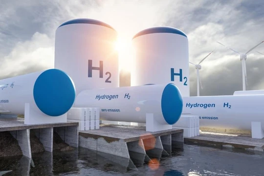 Hệ thống phản ứng phân tách nước, sản xuất hydro công nghiệp. Ảnh Tech Xplore