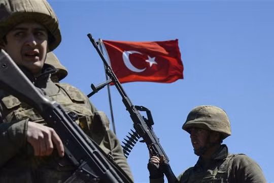 Binh sĩ Thổ Nhĩ Kỳ trong chiến dịch Nhánh Olive, tiến công vào khu vực Afrin - ảnh minh họa Muraselon