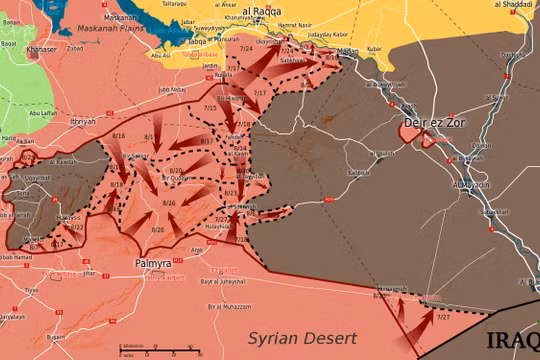 Các mũi tấn công tiêu diệt khủng bố IS trên chiến trường Syria - ảnh South Front