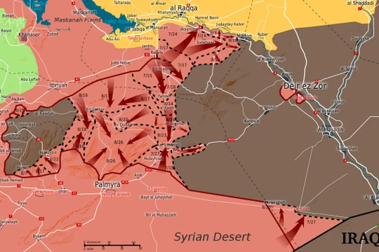 Các mũi tấn công tiêu diệt khủng bố IS trên chiến trường Syria - ảnh South Front