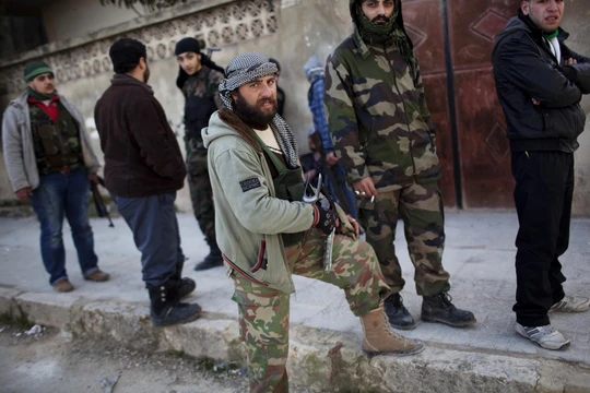 Những chiến binh nổi loạn ở tỉnh Idlib