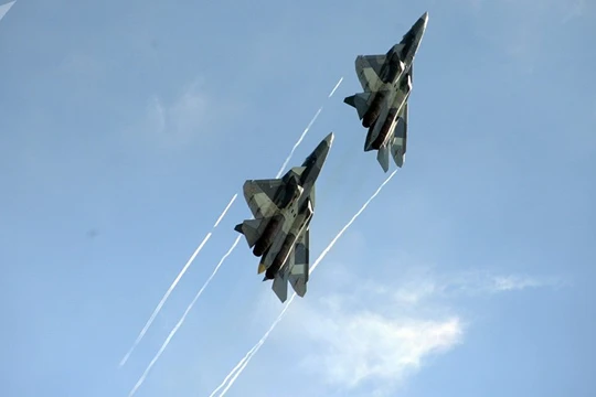 Máy bay tiêm kích tàng hình thế hệ 5 của Nga. Ảnh minh họa Military Wach Magazine