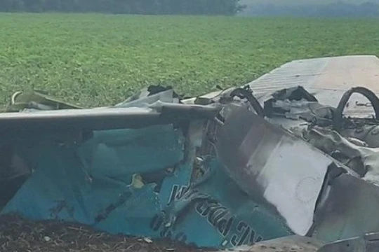 Máy bay ném bom Su-34 Nga bị bắn hạ do "hỏa lực thân thiện" ở Luhansk. Ảnh South Fornt