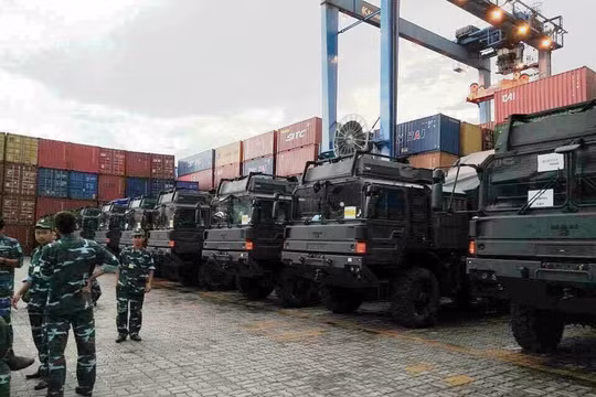 Các tổ hợp tên lửa phòng không tầm gần Spider Israel ở Việt Nam, ảnh Kaskus