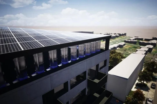 Hệ thống năng lượng hỗn hợp Uneole. Ảnh Uneole