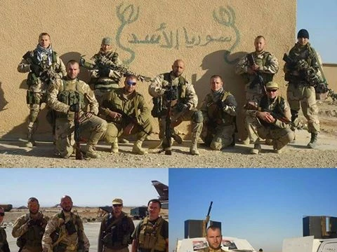 Một số lính đánh thuê Nga thuộc công ty tư nhân Wagner - ảnh mạng xã hội Twitter