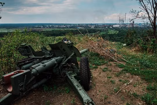 Pháo binh Ukraine. Ảnh minh họa